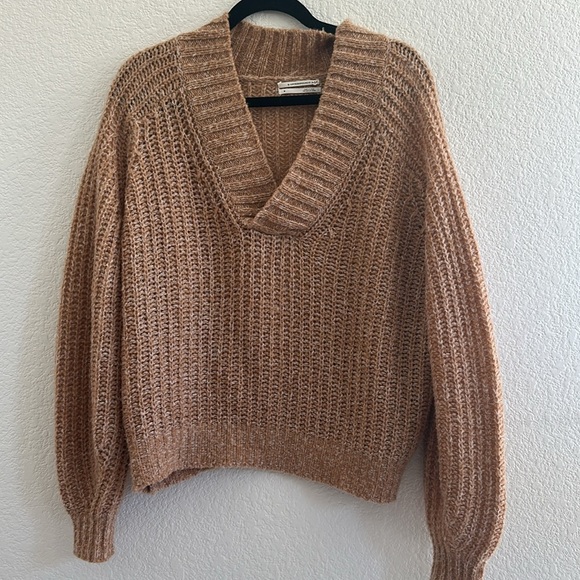 Anthropologie Honore Chunky Knit Wool Pullover Sweater - Picture 5 of 10